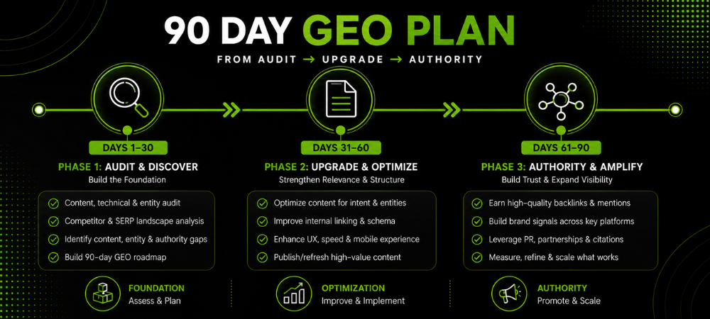 90 Days GEO Plan