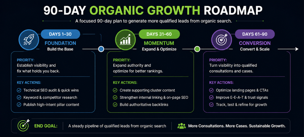 90 Days organic growth roadmap