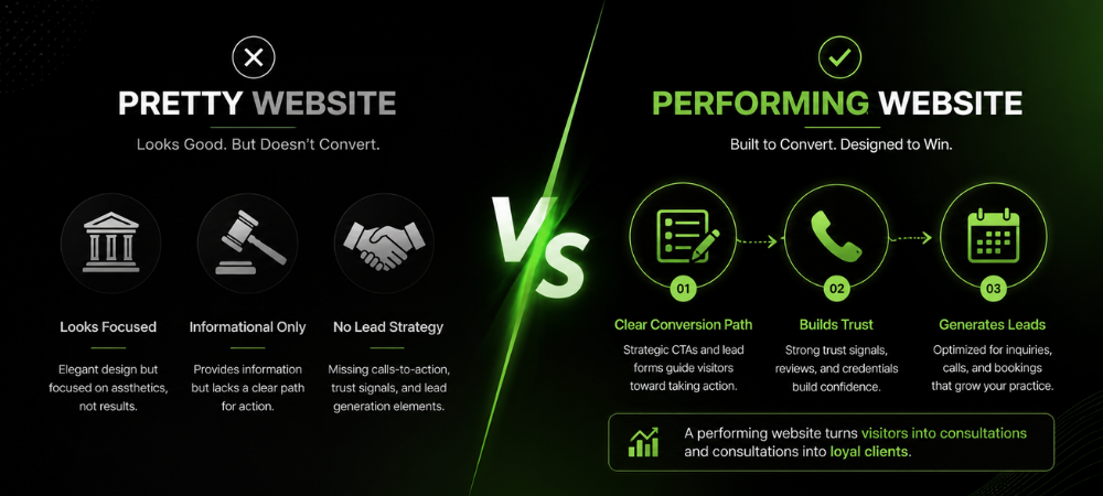 Pretty Website vs Performing Webiste